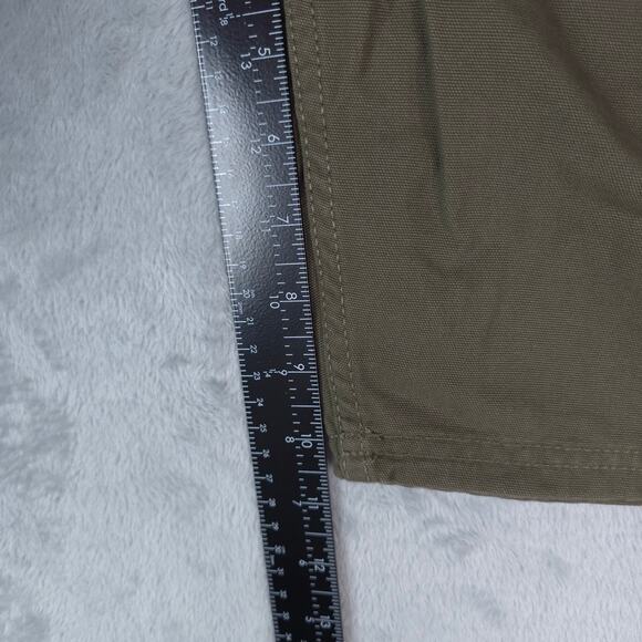 Ridgecut Cargo Shorts Mens 42x11 Green Toughwear Canvas Work Cotton Nylon - Picture 11 of 16